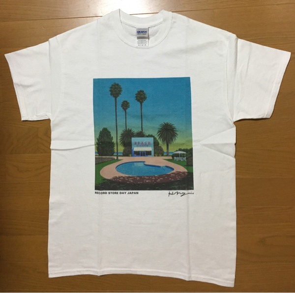 永井博　原画展 Ｔシャツ　Ｍ　AOR CITY RECORD STORE DAY JAPAN 　