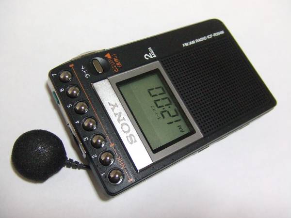SONY FM/AM PLLシンセサイザーラジオ ICF-R354M 中古 動作品 ICF-R354M
