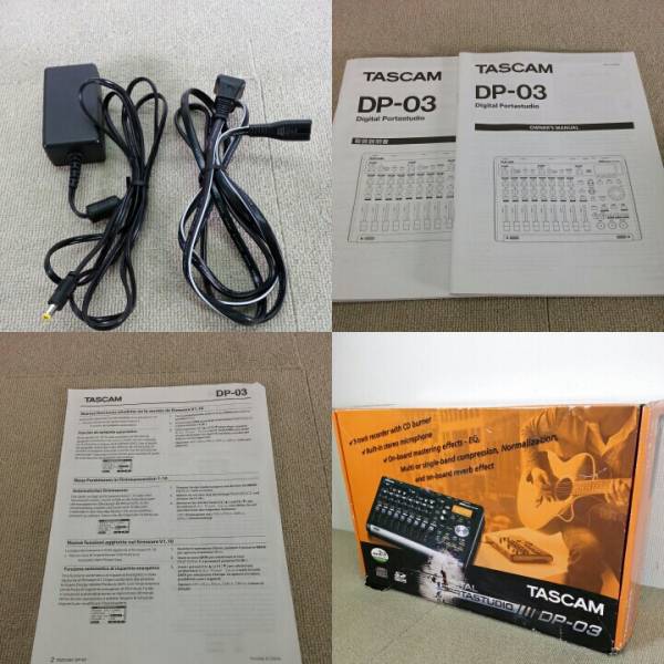 TASCAM | DP-03 マルチトラックレコーダー SD⁄SDHC 8トラック DP-03SD