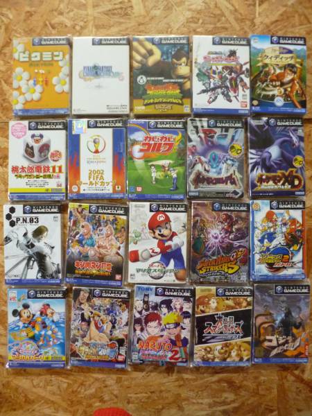 ゲームキューブソフト　100枚 ゲームキューブソフトまとめ 20本 ※動作未確認※箱あり ゲームキューブ