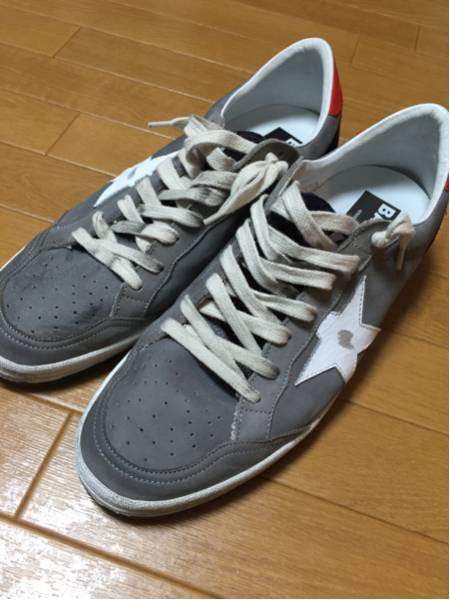 【美品】ゴールデングース スニーカー グレー size41
