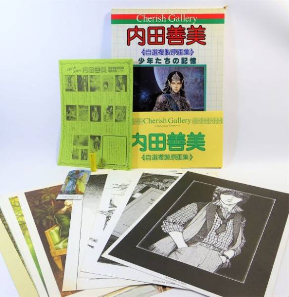 内田善美 自選複製原画集 少年たちの記憶」 白泉社・チェリッシュ