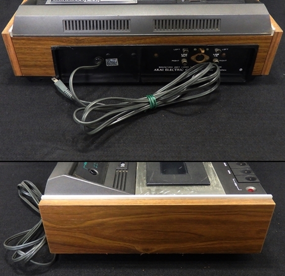 AKAI カセットデッキ GXC-46D 通電のみ・ジャンク