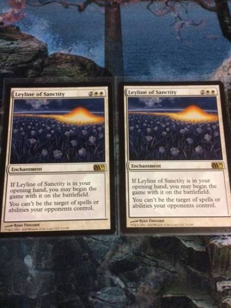 神聖の力線 中国語 foil 2枚セット mtg 神聖の力線⁄