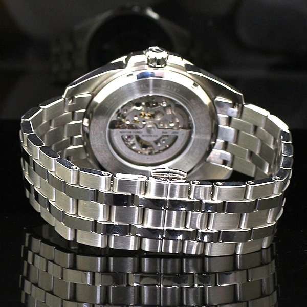 1円スタート ブローバ BULOVA 【オートマチック】 96A187 スケルトン 