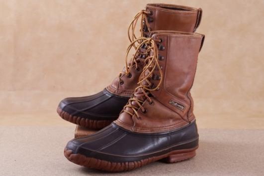 W065◆USA製【ラクロス】ビンテージ*ビーンブーツ*27㎝