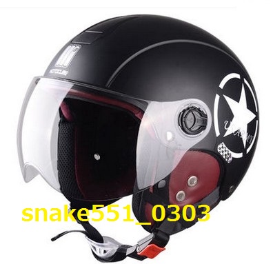 新品 シールド2色 春 夏 秋 冬 用 バイク ジェットヘルメット MOMO