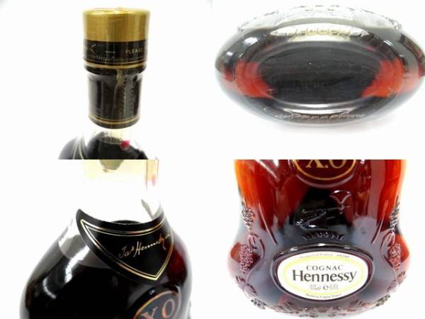 Hennessy XO COGNAC 金キャップ クリアボトル 未開栓 未開栓 Hennessy XO 金キャップ クリアボトル 700ml ブランデー