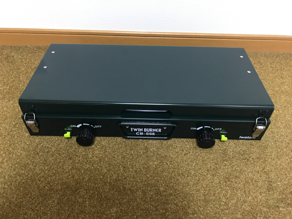 バーベキューコンロ イワタニ ツインバーナーCB-55E 鉄板付