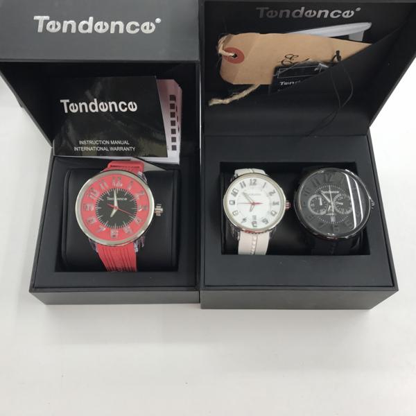 テンデンス Tendence クレイジー CRAZY 腕時計 新品 オレンジ青