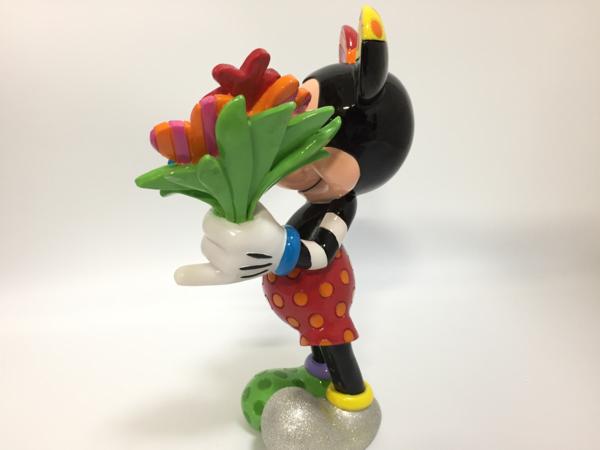 【新品】ディズニーショーケース Britto ロメロ・ブリット ミッキーマウス with フラワーズ フィギュア