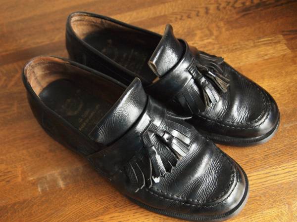 Dr. Martens タッセルローファー ブラック UK7 ドクターマーチン Dr.Martens ドクターマーチン 英国製 タッセルローファー UK7 ブラック