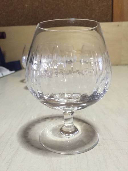 クリスタル ブランデーグラス５客 未使用整理品_2