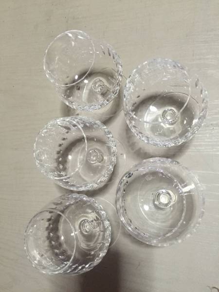 クリスタル ブランデーグラス５客 未使用整理品_3