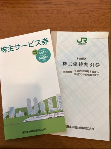 ★JR東日本株主優待券1枚つづり/サービス券 平成30年5月末まで★送料無料_1