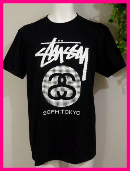 Stussyステューシー 半袖tシャツml Sophソフコラボ ドットプリントロゴがおしゃれ T3786 Mサイズ 売買されたオークション情報 Yahooの商品情報をアーカイブ公開 オークファン Aucfan Com