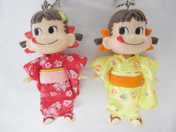 箱無 不二家 アイドルペコちゃん コレクションハウス付き 全10種，プリティペコちゃん 5点