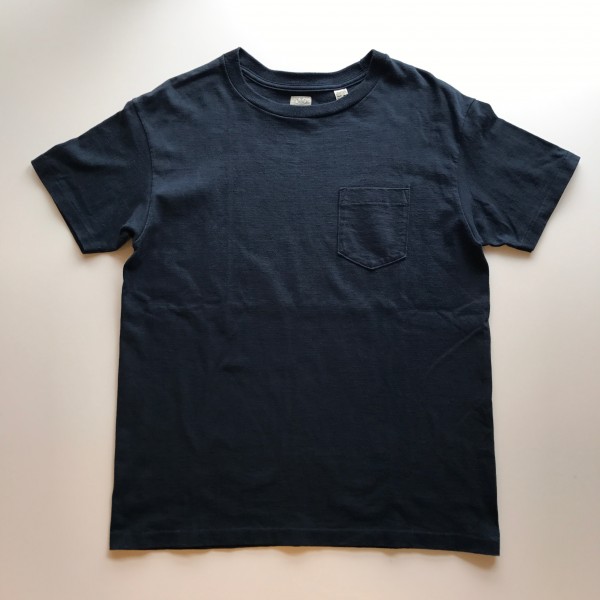 ANATOMICA (アナトミカ) ポケット付きTシャツ M NAVY