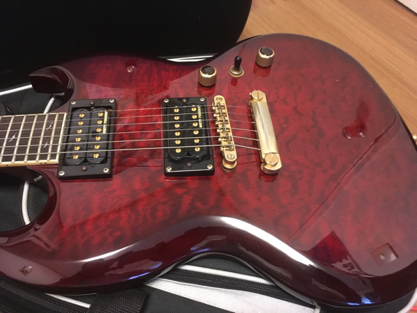 Epiphone SG Prophecy Guitar - | Electric Custom EX EMG Tiger 81⁄85 