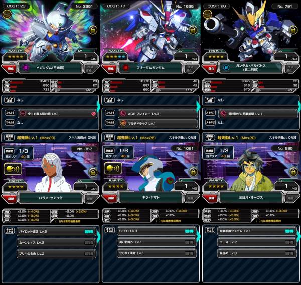 スーパーガンダムロワイヤル 4 39 最新 月光蝶 ロラン フリーダム 限定キラ バルバトス 三日月他 初期アカ 携帯型 売買されたオークション 情報 Yahooの商品情報をアーカイブ公開 オークファン Aucfan Com
