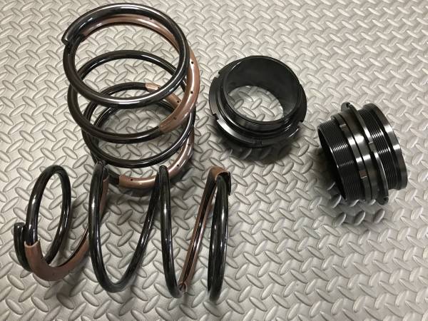 送料込　 ミラ　L700 リア車高調 スプリング＆アジャスター　未使用