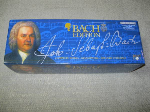 CD155枚組】バッハ全作品集 BACH EDITION (Brilliant CD BOX CDROM1枚