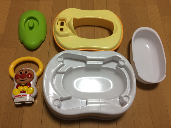 中古 アンパンマン5wayおまる 成長に合わせて座り方が選べる PINOCCHIO アガツマ_3