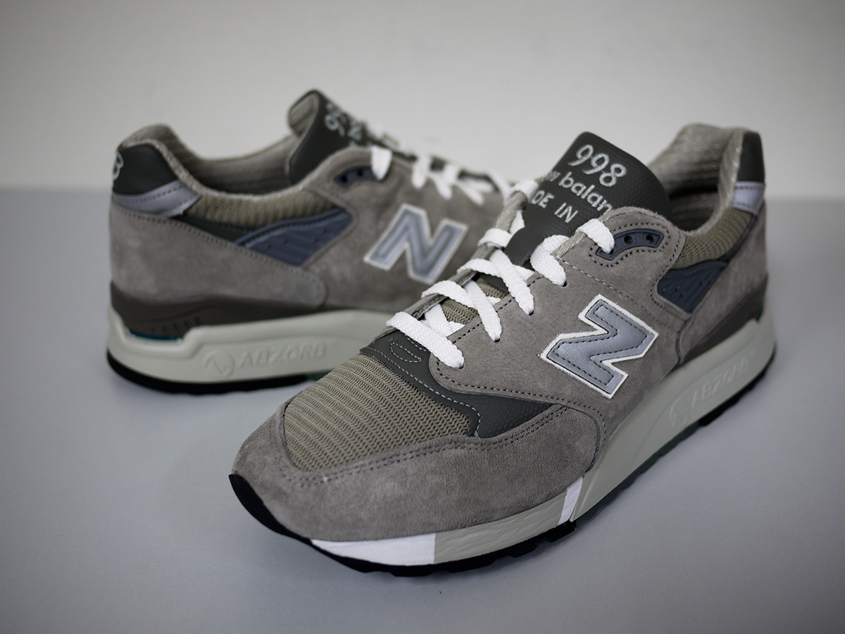新品☆人気【US8.5】new balance M998 GREY ニューバランス グレー MADE IN USA /13001400576