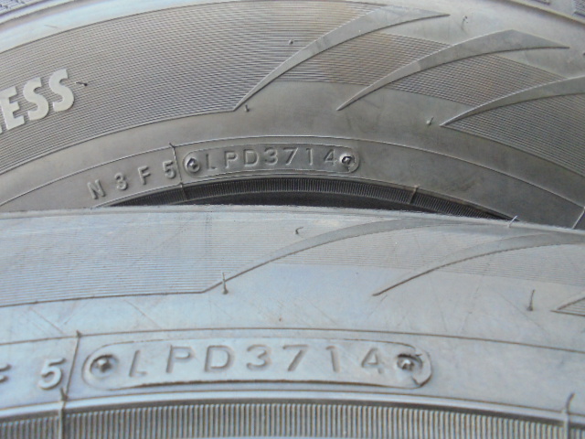 TOYO TRANPATH ＆ DOSアルミ 17インチ7.0J 溝有り アルファード等 溝あり2