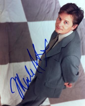 マイケル・J・フォックス - 直筆サイン | フォックス J オートグラフ