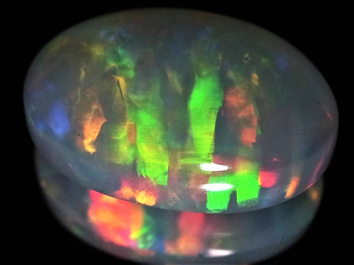 3.59ct 大粒・ハニカム・天然クリスタルオパール エチオピア産