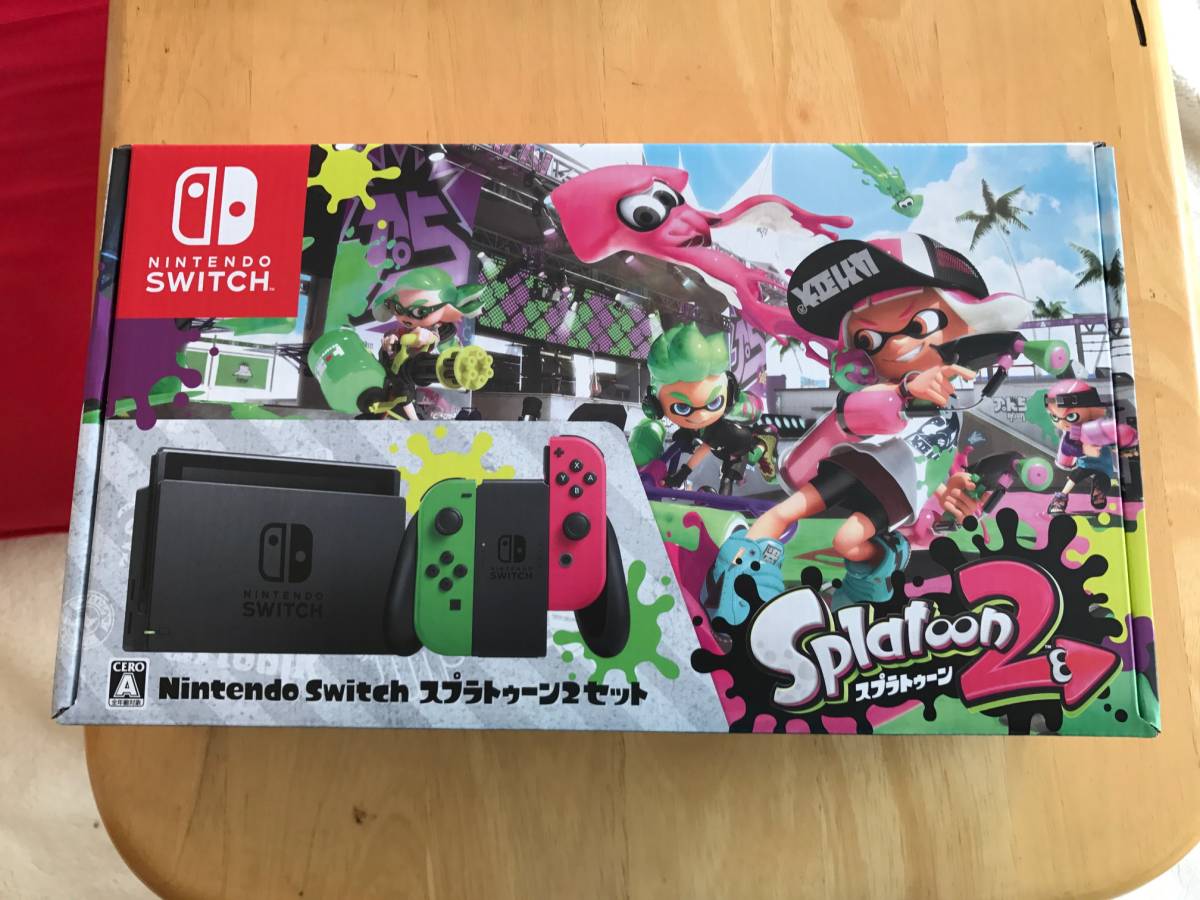 ☆　新品 未開封 任天堂 ニンンテンドー スイッチ Nintendo SWITCH スプラトゥーン２セット 本体_1