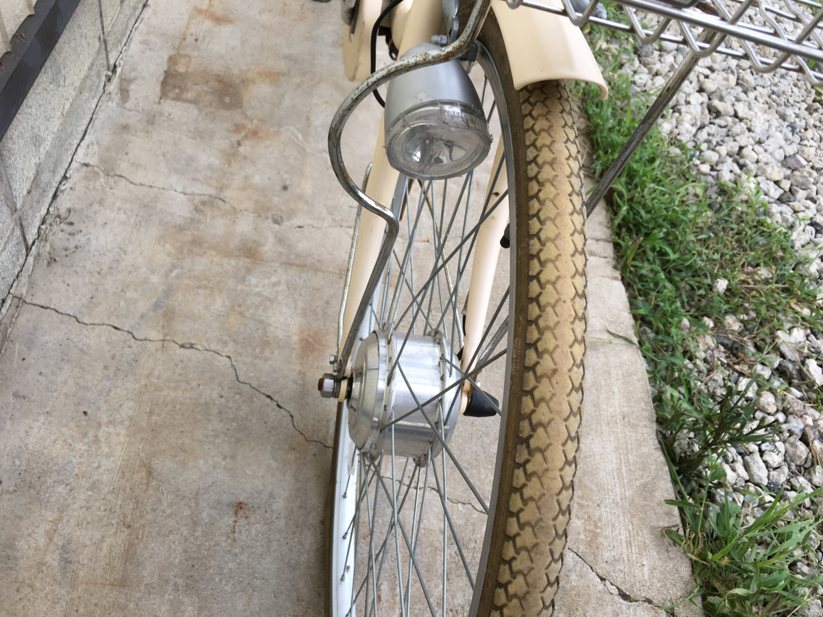 ジャンク ☆amadana 26インチ電動自転車 3段 鍵、充電器なし 