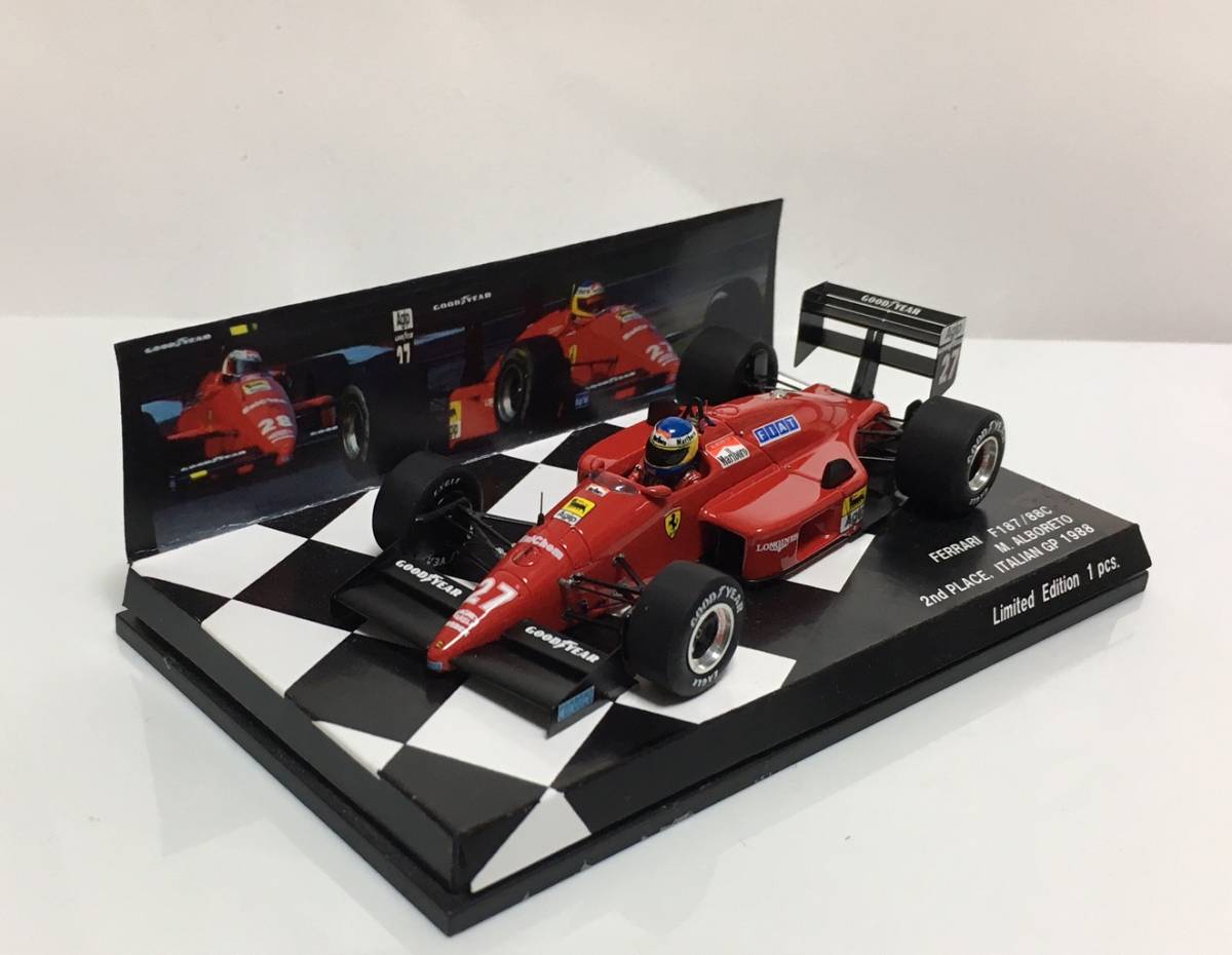MakeUp 1/43 F1 フェラーリ・187/88C ミケーレ・アルボレート 1988年