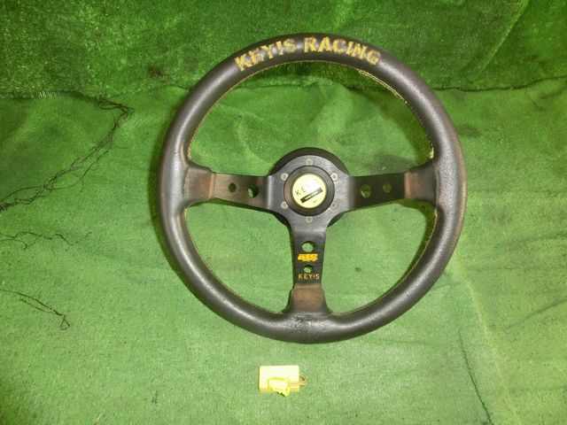 KEY!S RACING 社外 ステアリング ハンドル 330mm 中古 パーツ