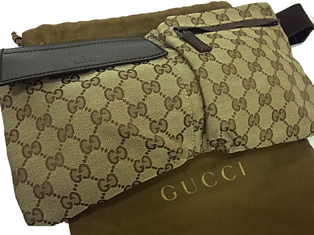 ◇100円スタート◇グッチ GUCCI◇GGキャンバス ワンショルダーバッグ 