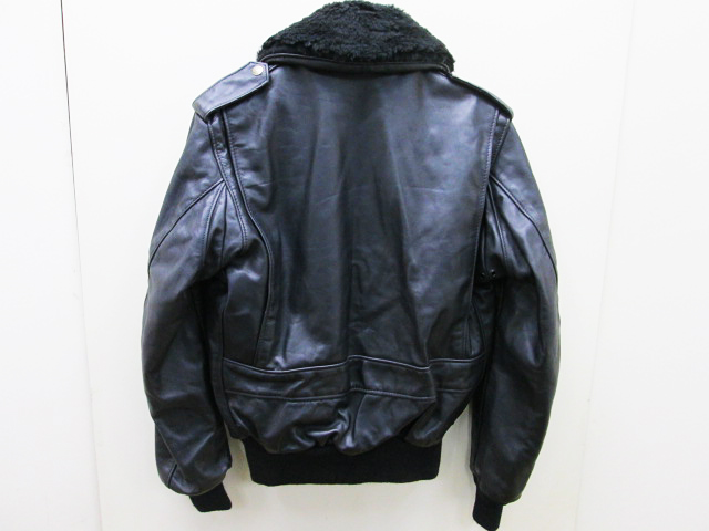 ★良品★　Schott ショット メンズ　ジャケット　サイズ36　レザージャケット　黒　フライトジャケット