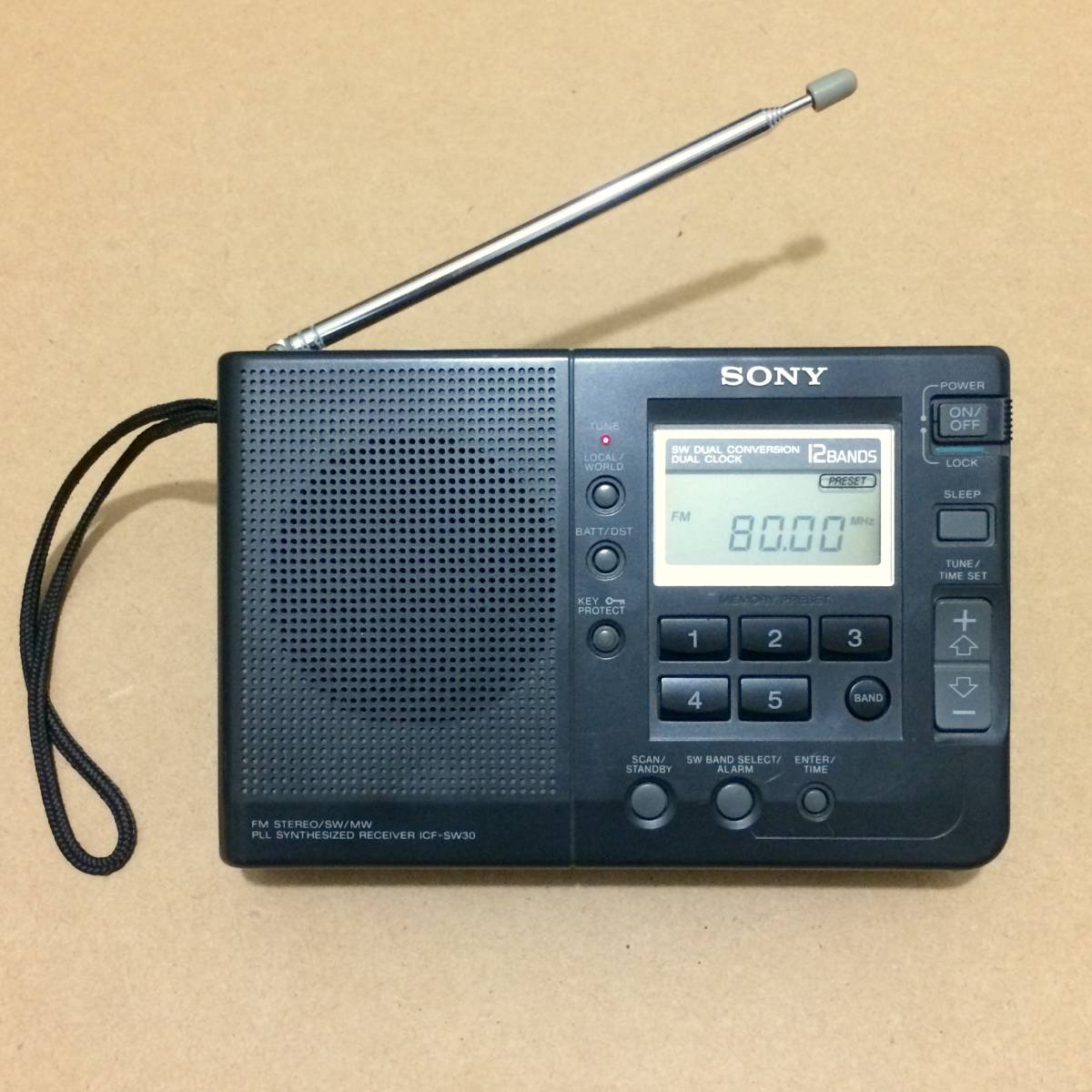 ICF-SW30 SONY - BCLラジオ ワールドバンドレシーバー | メルカリ Sony