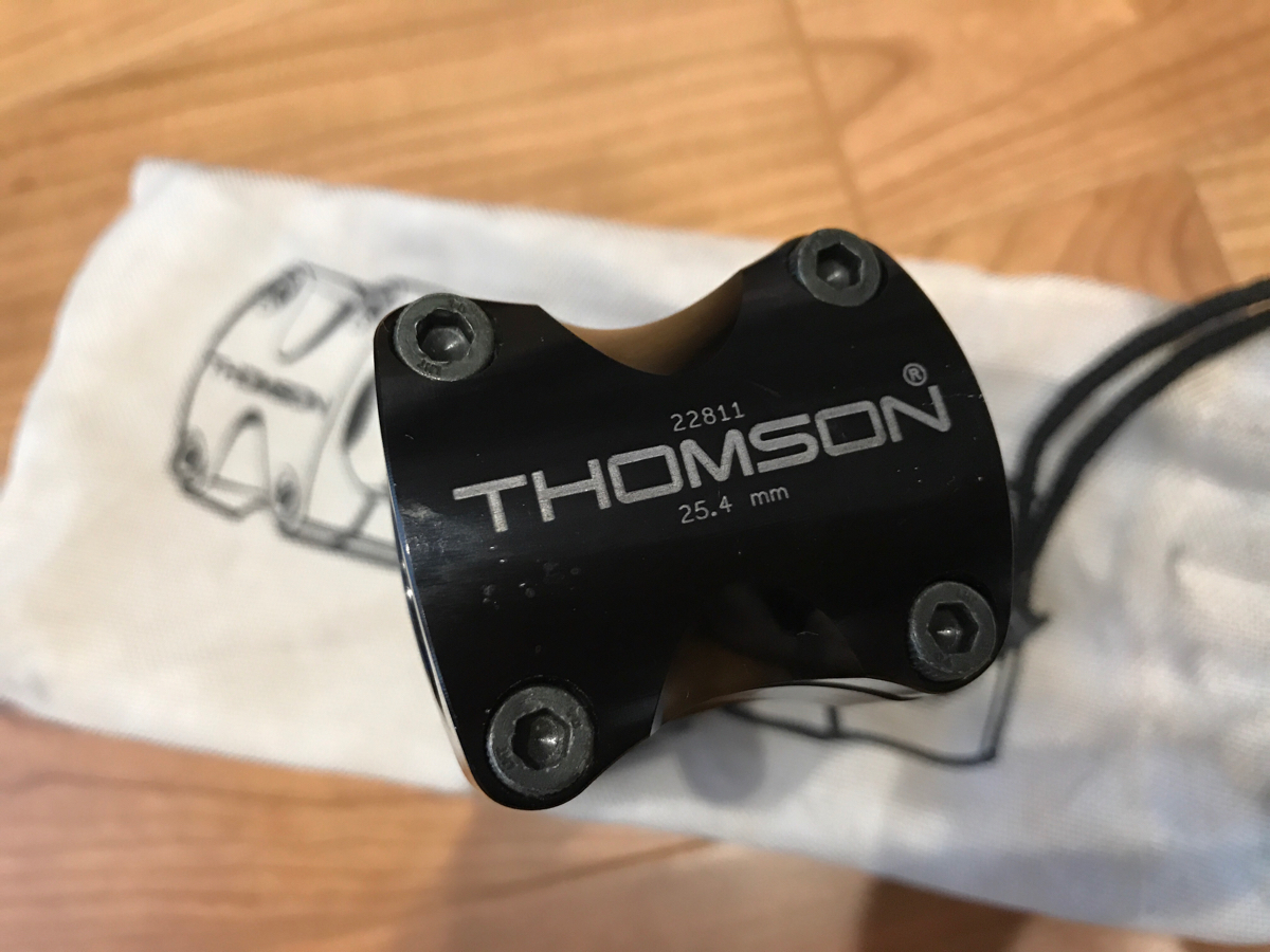THOMSON ELITE ステム 25.4mm 100mm 掘り出し物 中古品 【公式通販】