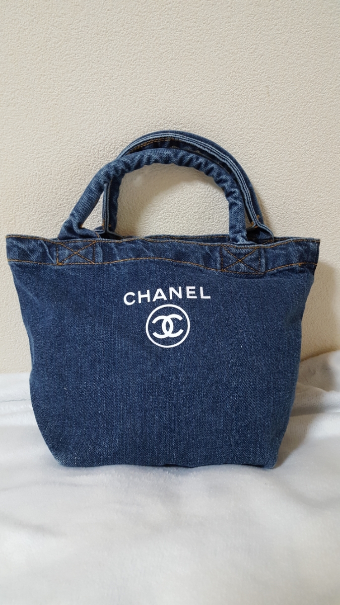 シャネル CHANEL ノベルティ デニムトートバッグ