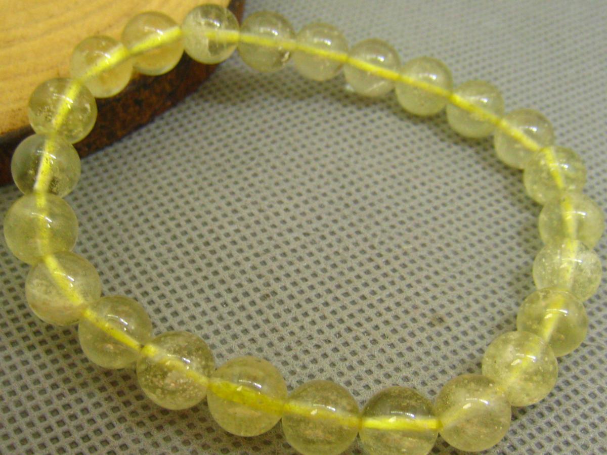 0520J190 極美品★【80Aリビアングラス】★ ブレス 8-8.5mm