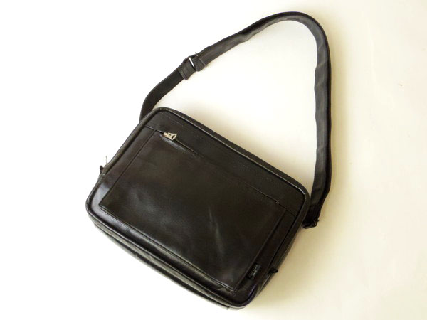 PORTER ポーター レザーショルダーバッグ ブラック メンズ レディース 