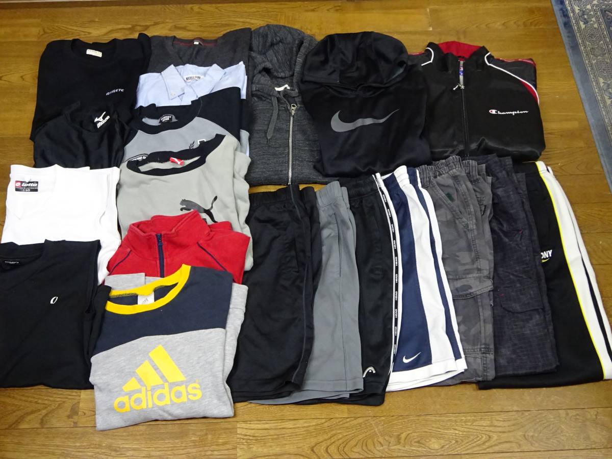 安い，人気セール 男の子 150 160 Sサイズ スポーツウエアなど２１点(セット、まとめ売り)｜売買されたオークション情報、yahooの商品情報をアーカイブ公開 - オークファン セット、まとめ売り