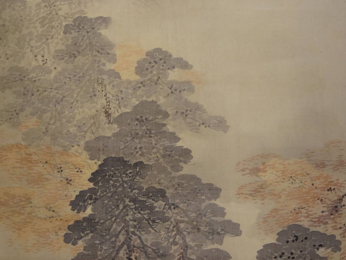 模写伝来w1179〈司馬江漢〉富士風景 秋景山水図⁄Web書画ミュージアム 