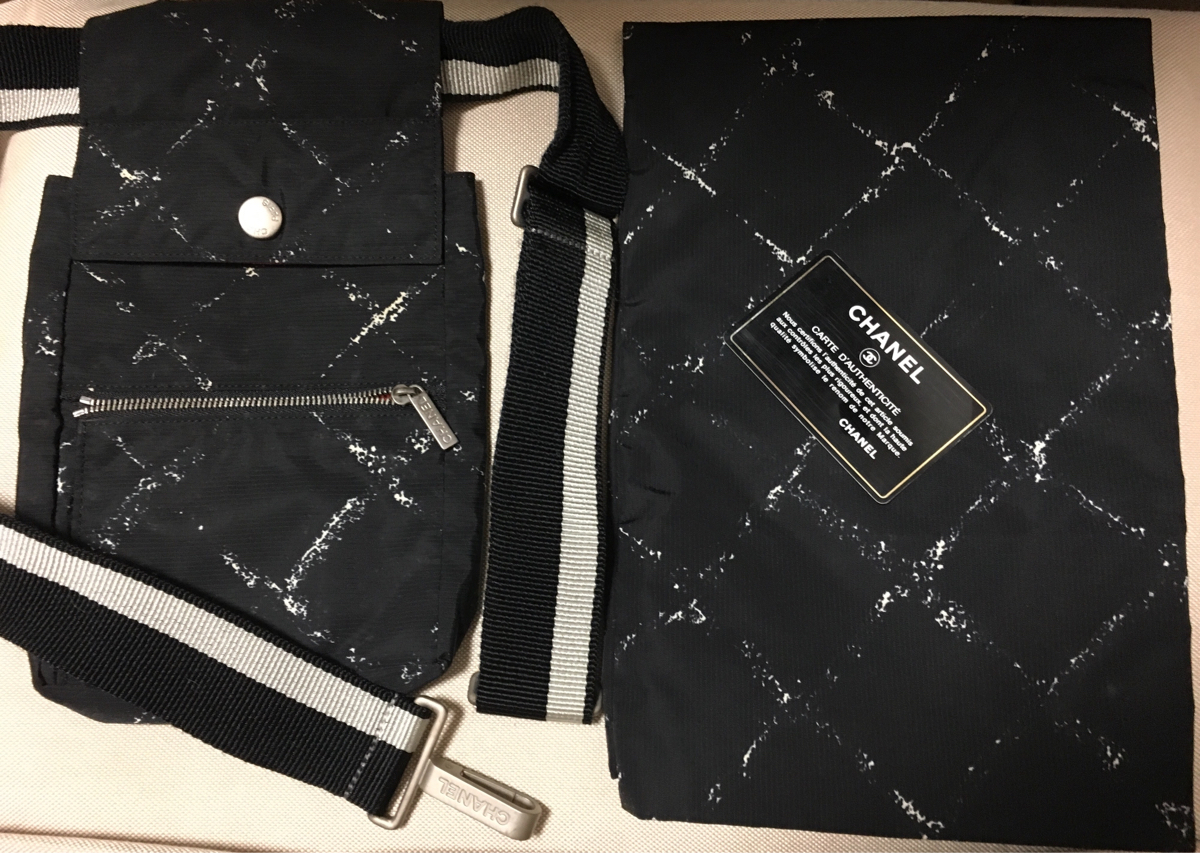 シャネル ウエストバッグ ボディバッグ CHANEL 旧トラベルライン ココ