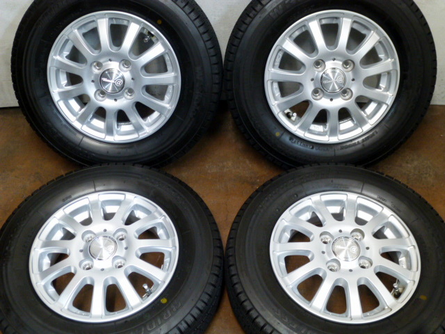 145r12 6pr タイヤホイールセットの通販 ブリジストン 6prの通販 