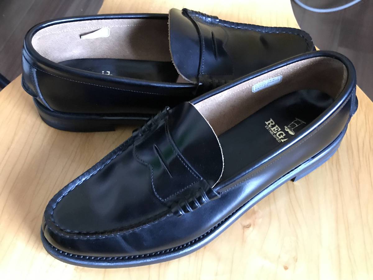 REGAL リーガル 2177 コインローファー ブラック 日本製 26.5cm EE