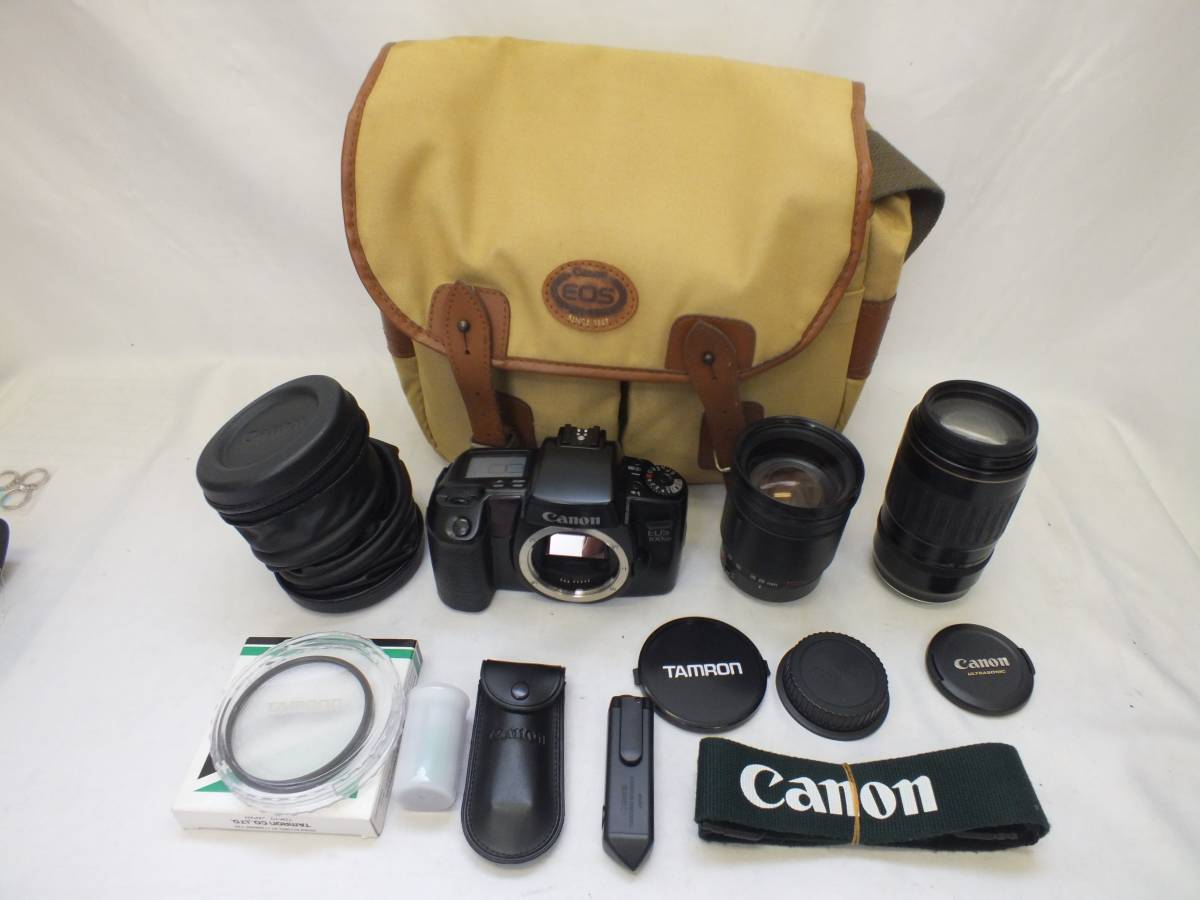 ★キャノン Canon EOS 100QD レンズ2個　付属多数★(1035)