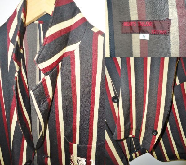 ザズー zazous レジメンタルストライプ ジャケット 36 ザズー zazous