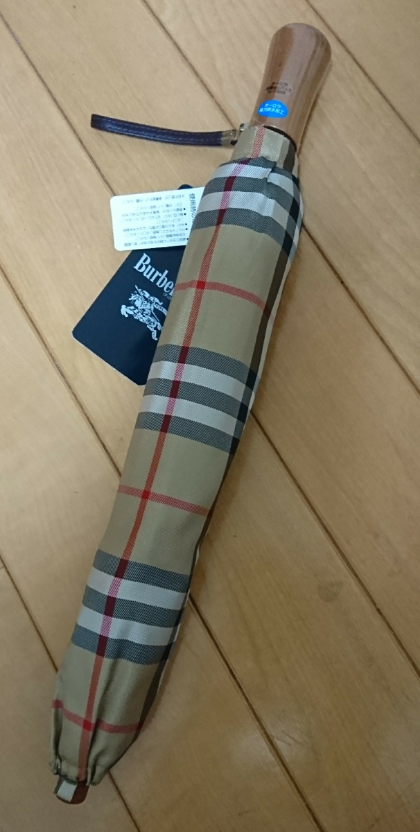 バーバリー ノバチェック 折り畳み傘 新品 新品BURBERRY折りたたみ傘